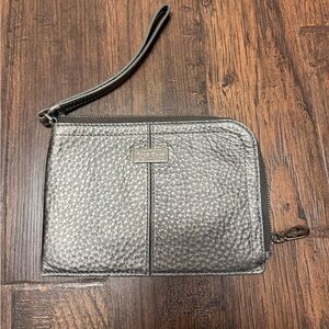 Cole Hahn Pewter Wristlet